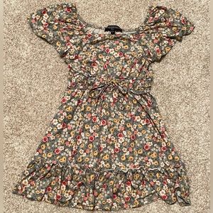 Three Pink Hearts Girls Dress Size Small